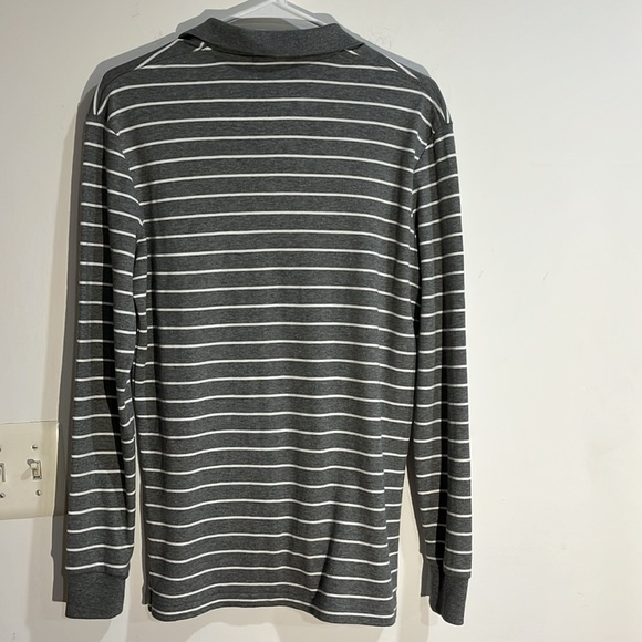 Polo by Ralph Lauren Gray Striped Men's Shirt S. I-27 - Picture 5 of 7